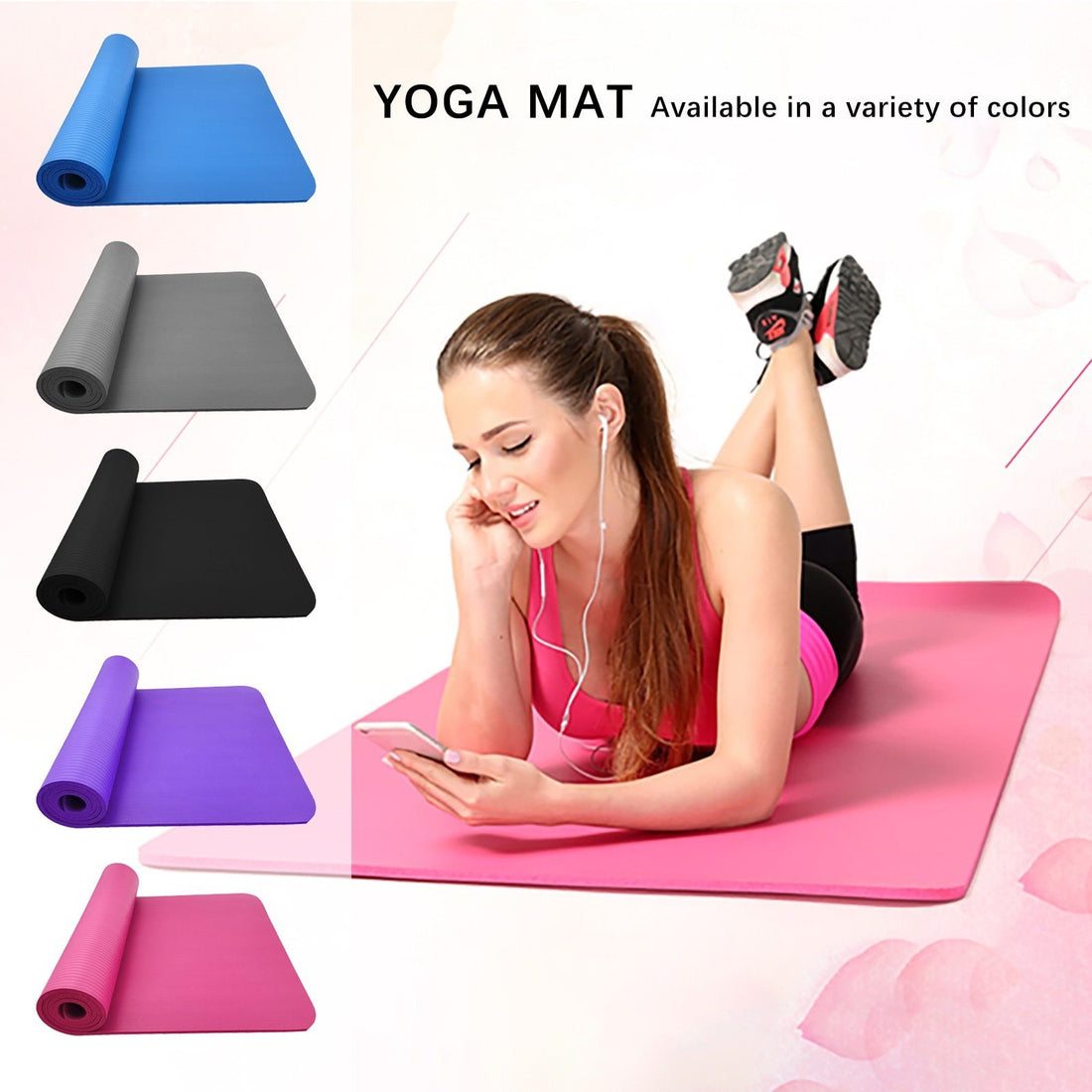 Large Size Slip Yoga Fitness Mat - Indicart