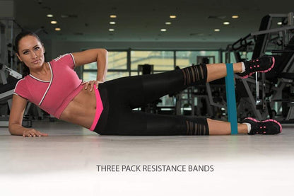 Muscle Recovery &amp; 3 Pack Resistance Band Combo Set - Indicart