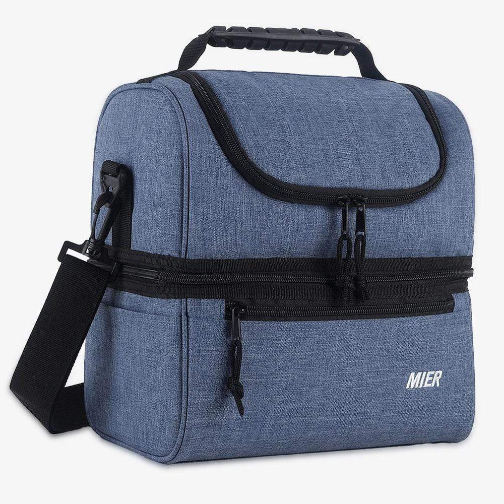 Adult Insulated Lunch Bag for Men, Women Multiple Colors Lunch Bag Large / Bluesteel MIER