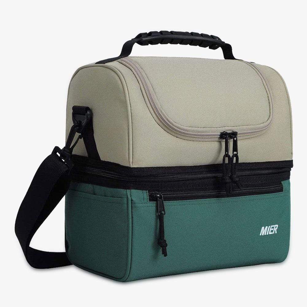 Adult Insulated Lunch Bag for Men, Women Multiple Colors Lunch Bag Large / Green MIER