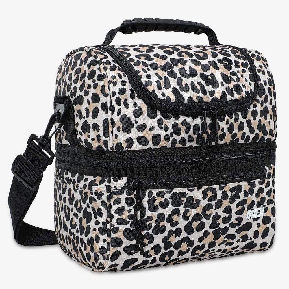 Adult Insulated Lunch Bag for Men, Women Multiple Colors Lunch Bag Large / Leopard-print MIER