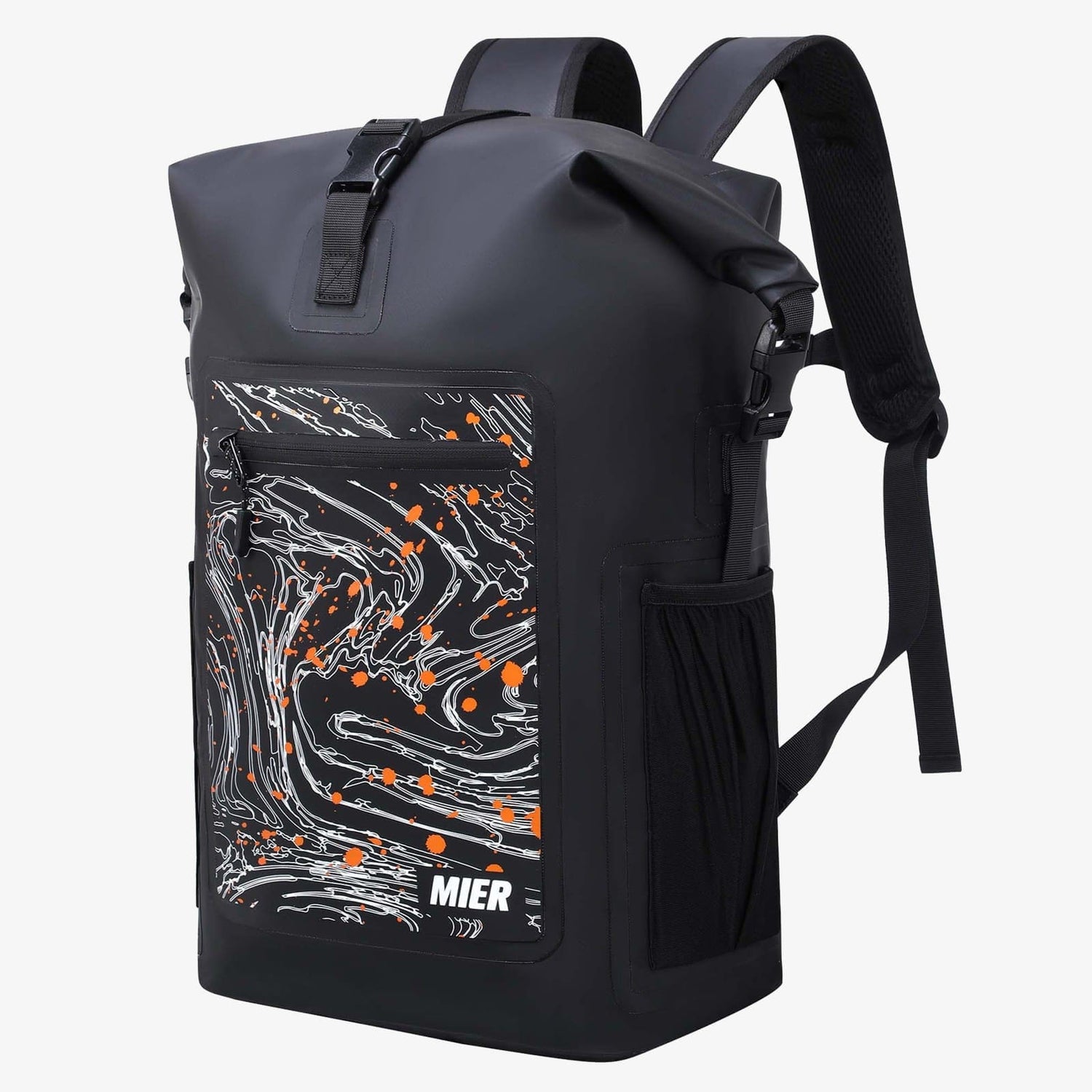 Dry Backpack Waterproof Bag Roll Top Floating Dry Sack Backpack Waterproof Black MIER