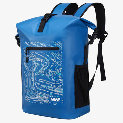 Dry Backpack Waterproof Bag Roll Top Floating Dry Sack Backpack Waterproof Blue MIER