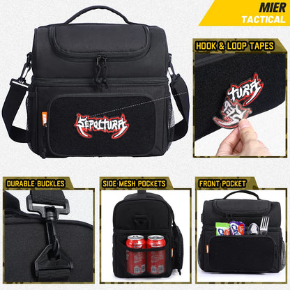 Insulated Lunch Bag Coolers with Shoulder Strap for Men Women Lunch Bag MIER