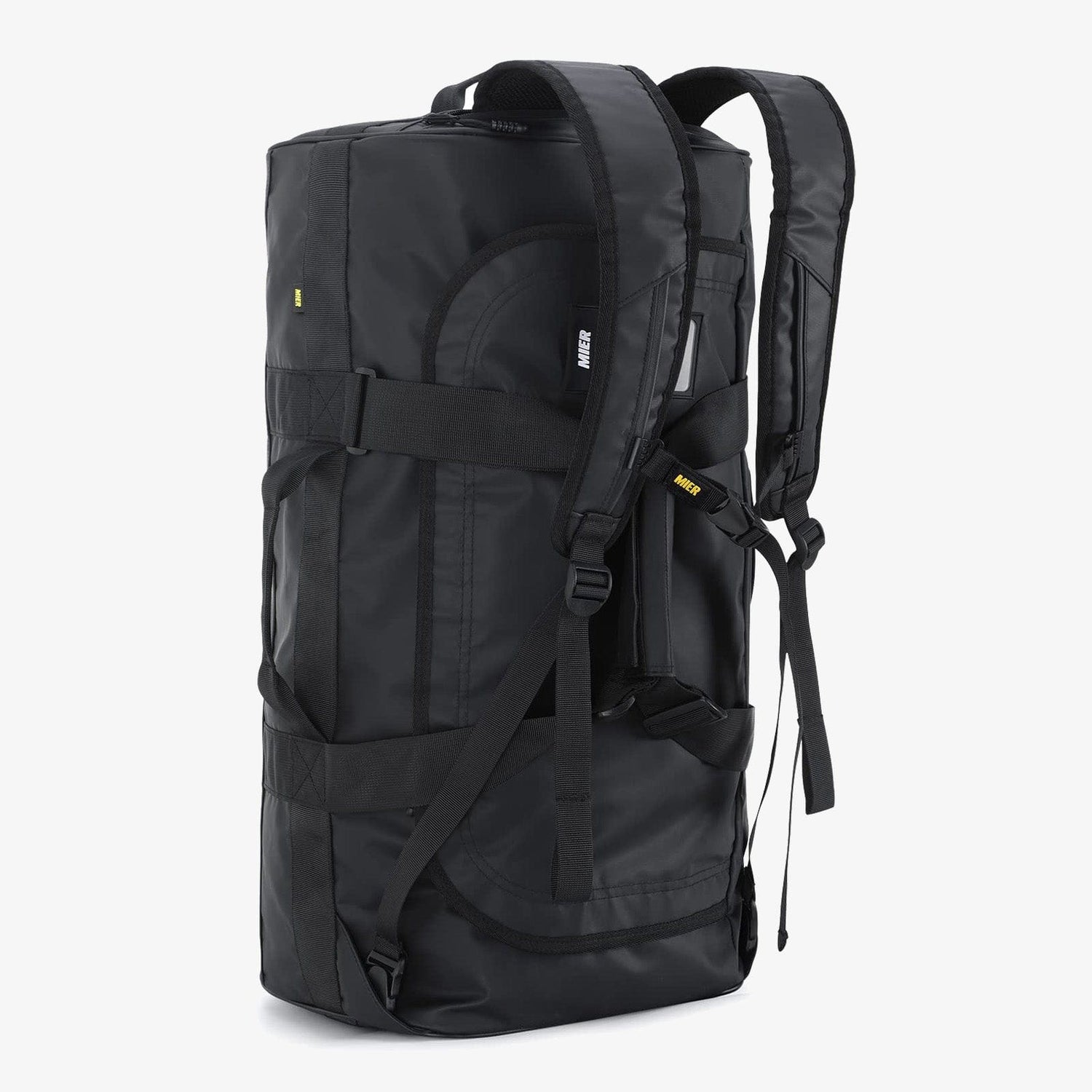 Large Convertible Backpack Duffle Heavy Duty Duffel Bag Backpack Duffel Black / 90L MIER