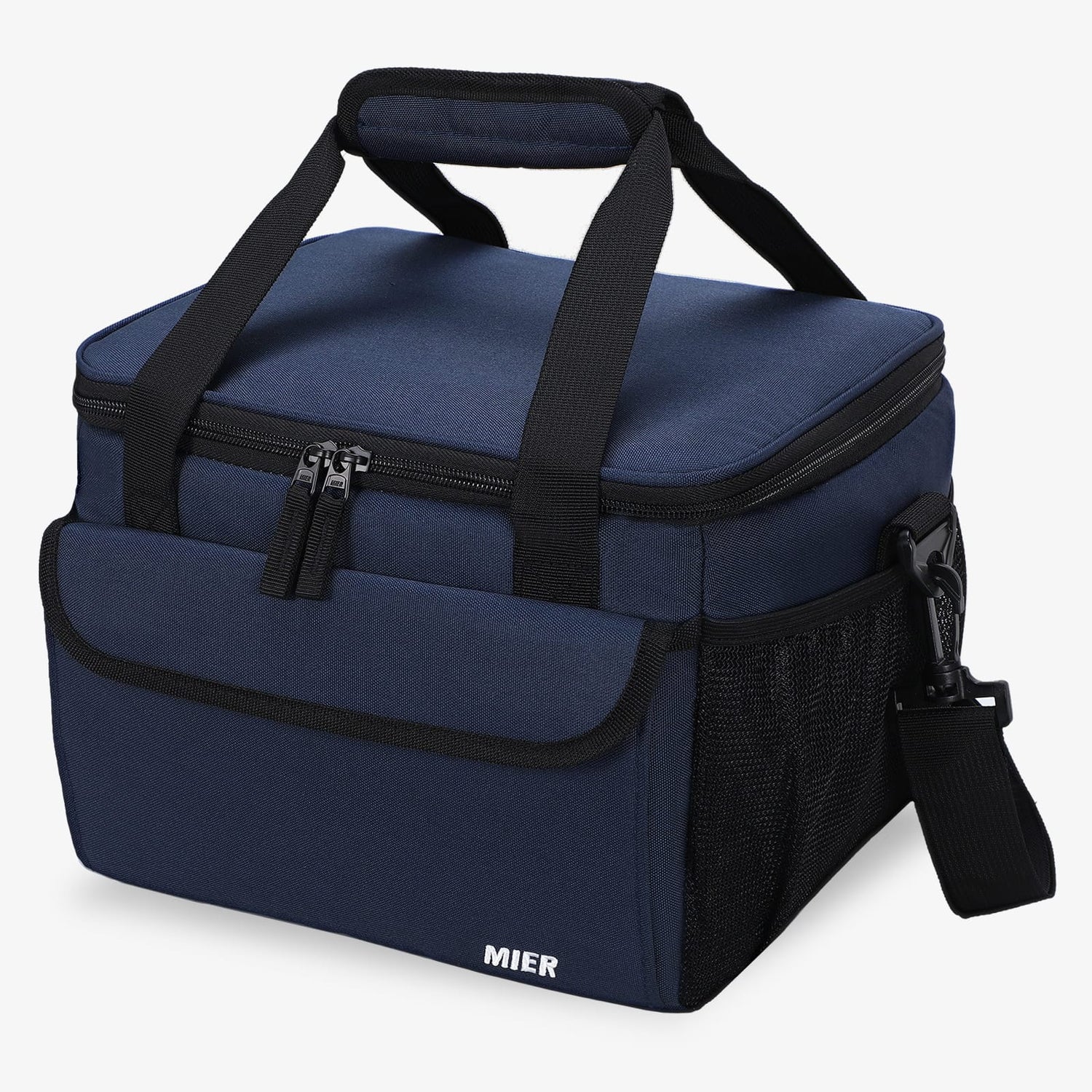 Large Lunch Box for Men Insulated Lunch Bags Adult Lunch Bag Dark Blue MIER