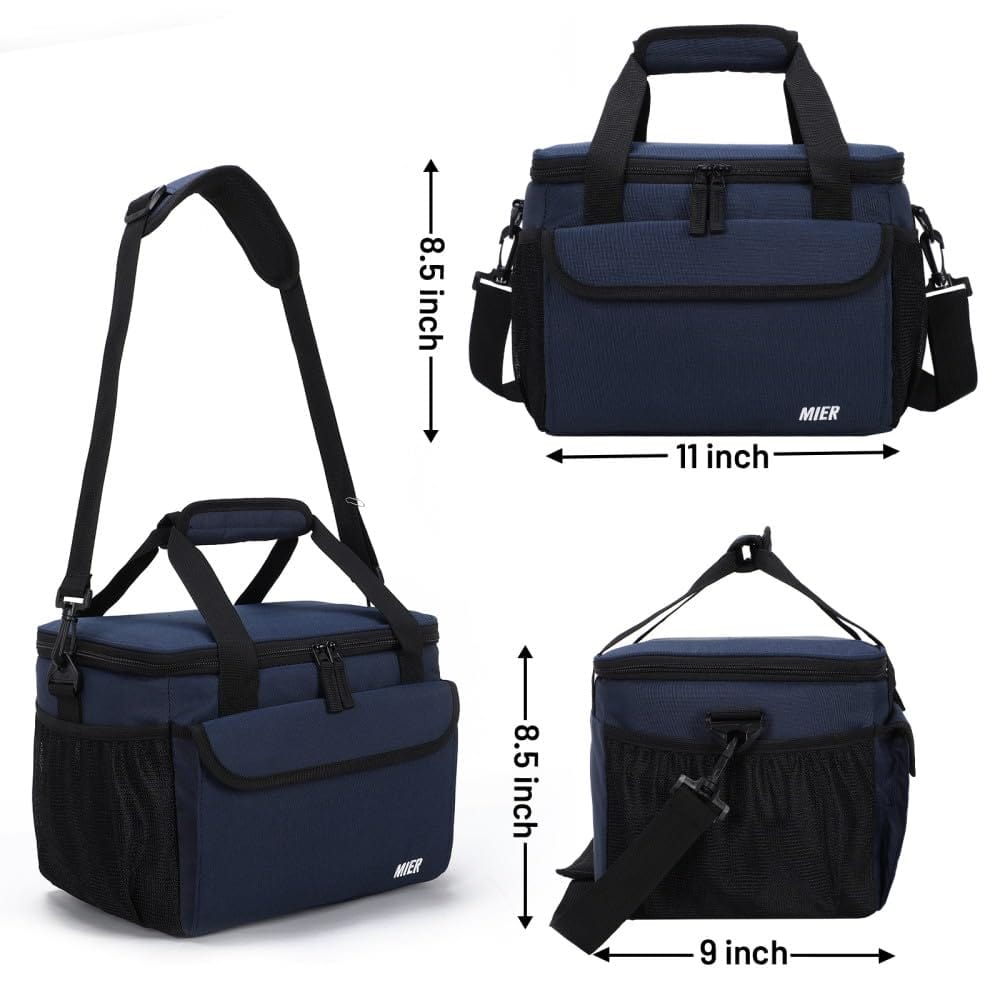 Large Lunch Box for Men Insulated Lunch Bags Adult Lunch Bag MIER