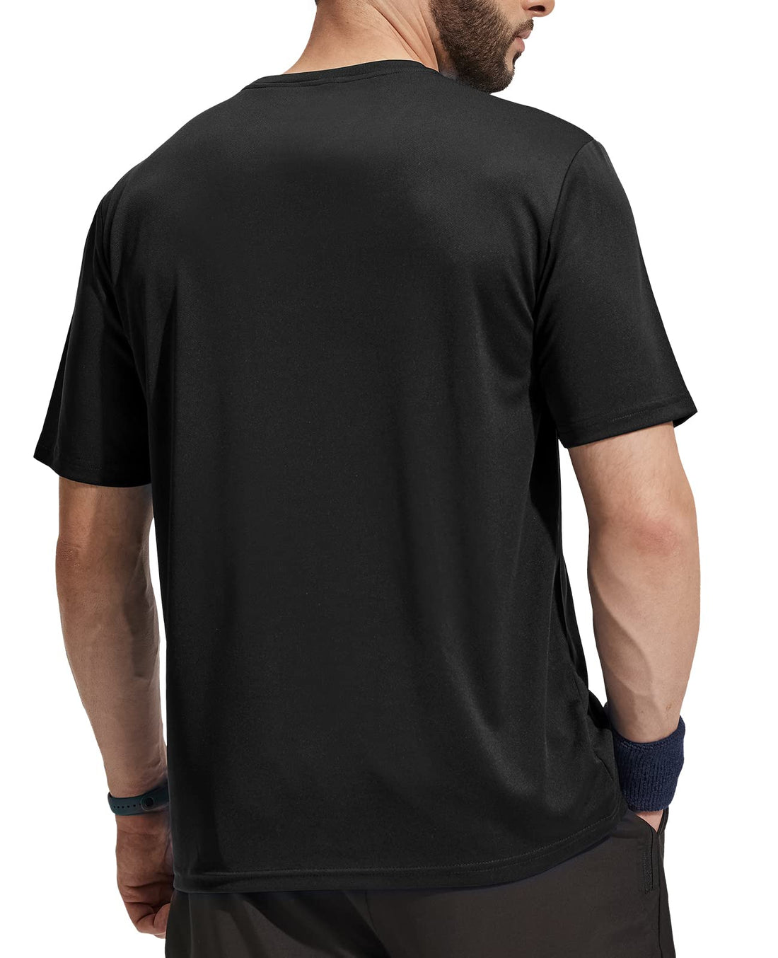 Men Dry Fit Workout T-shirts for Gym Athletic Running, 3 Pack Men Shirts MIER