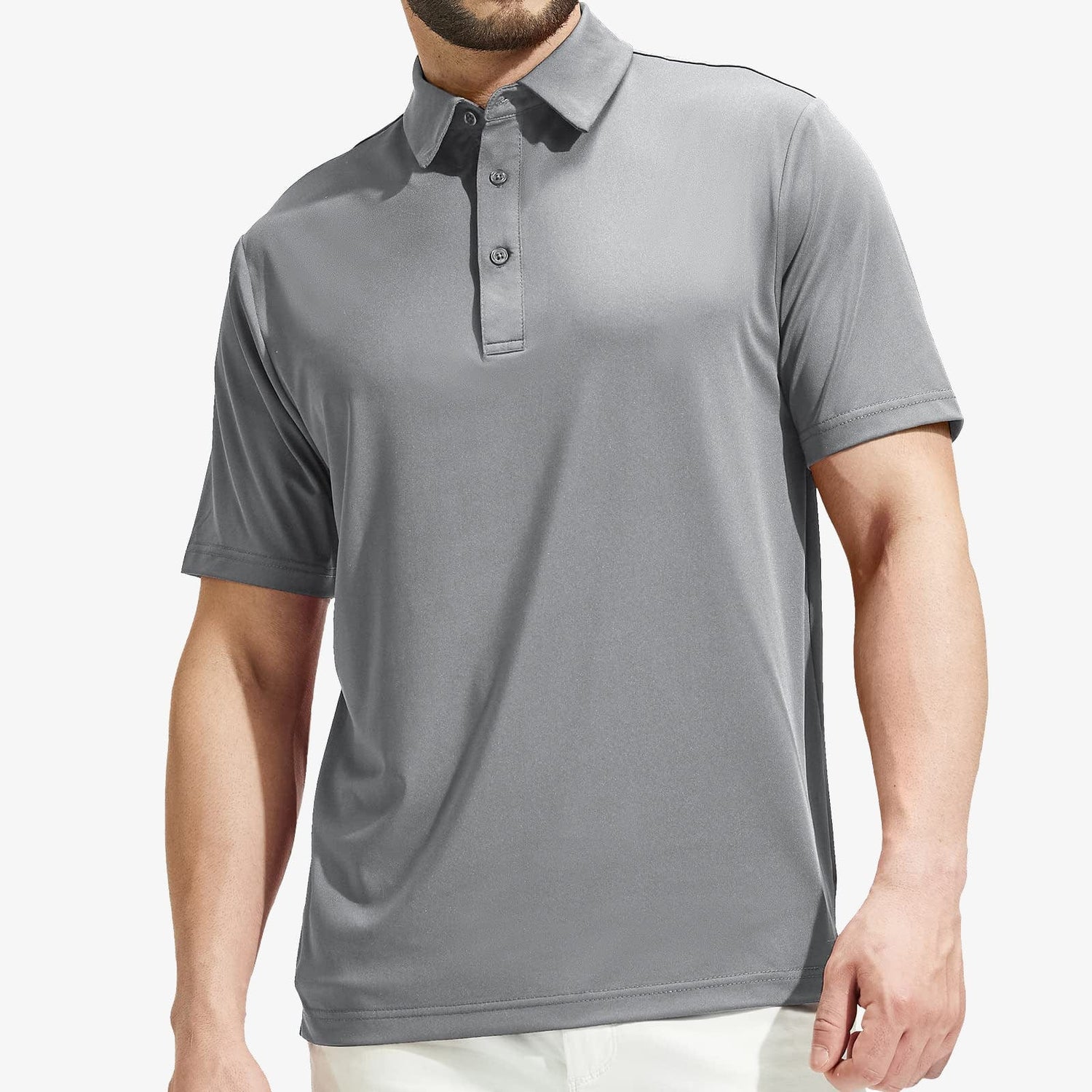 Men Golf Polo Shirt Quick Dry Sun Protection Polo Shirts Men Polo MIER