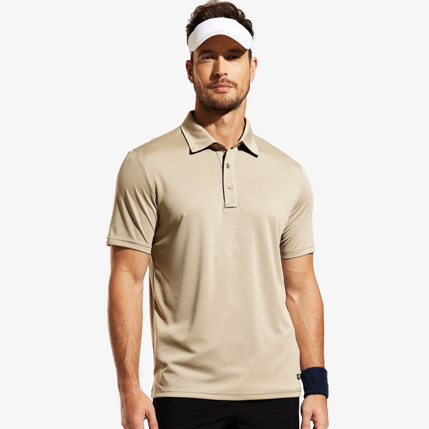 Men Quick Dry Polo Shirt Collared Golf Casual Shirts Men Polo MIER
