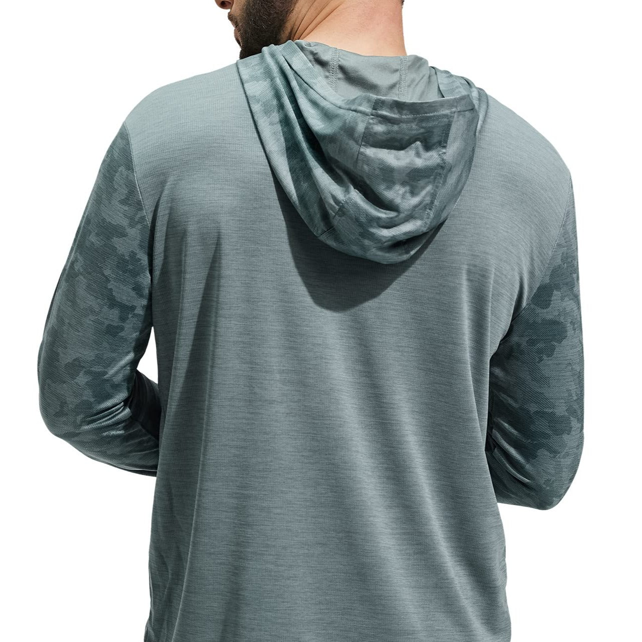 Men Sun Protection Hoodie UPF 50+ Long Sleeve SPF Shirts with Thumbhole Men Shirts MIER