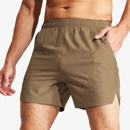 Men Workout Running Shorts 5 Inches Active Shorts with Pockets Men&