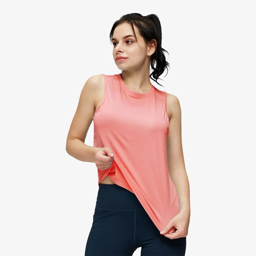 MIER Women Workout Sleeves Tanks Tops Tank top Pink / S MIER