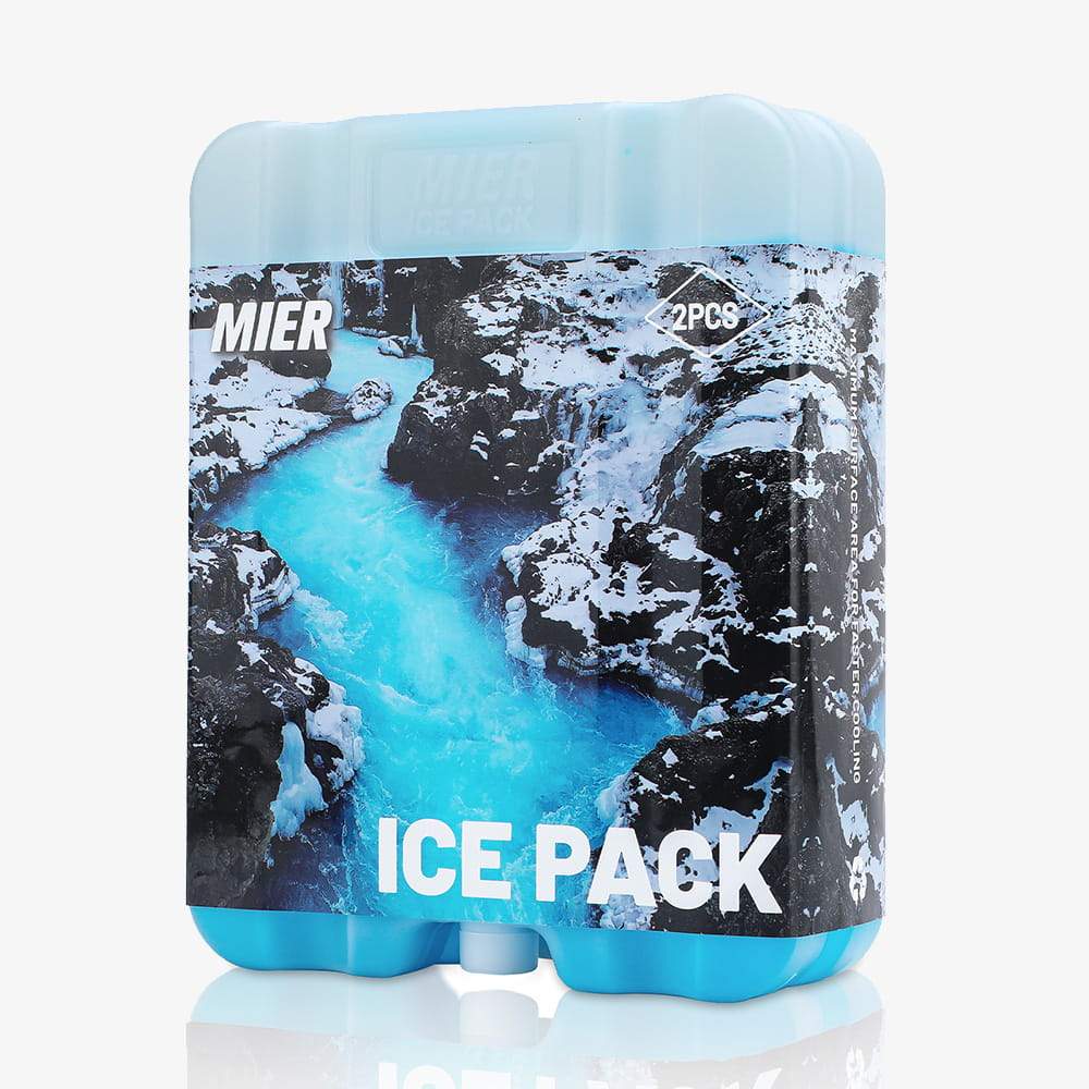 Reusable Ice Pack Long-Lasting Cooler Freezer Packs Ice Pack Large 2PCS MIER