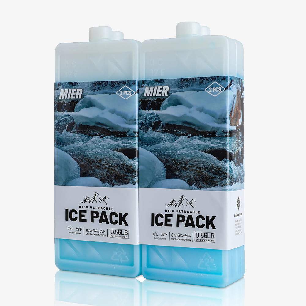 Reusable Ice Pack Long-Lasting Cooler Freezer Packs Ice Pack Small 4PCS MIER