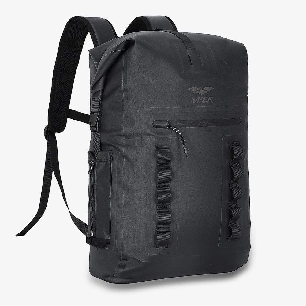 Roll-Top Closure Dry Bag Waterproof  Backpack Sack Backpack Bag Black MIER
