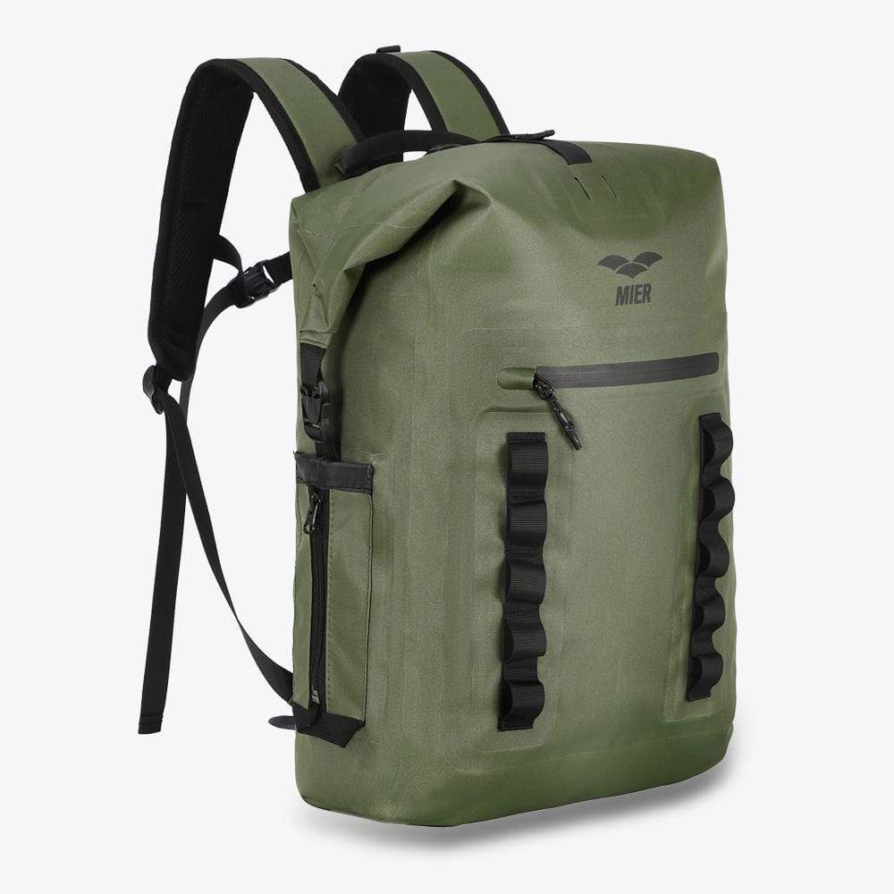 Roll-Top Closure Dry Bag Waterproof  Backpack Sack Backpack Bag Green MIER