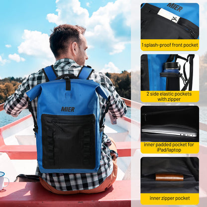Roll-Top Closure Dry Bag Waterproof  Backpack Sack Backpack Waterproof MIER