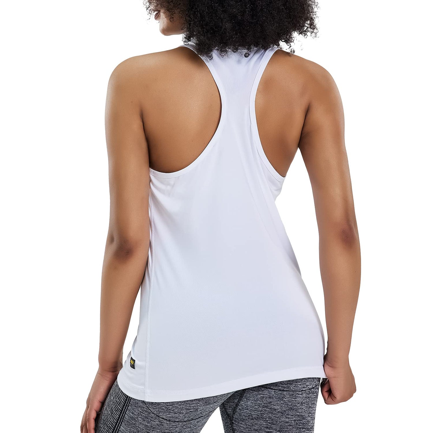 Women Athletic Workout Racerback Tank Top Sleeveless Shirts Women Active Shirt MIER