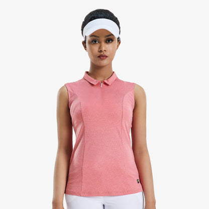 Women Golf Polo Shirts Sleeveless V Neck Tennis Shirt Women Polo MIER