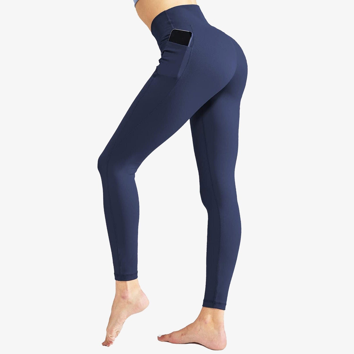 Women High Waist Workout Yoga Pants Athletic Legging with Pockets Women Yoga Pants MIER