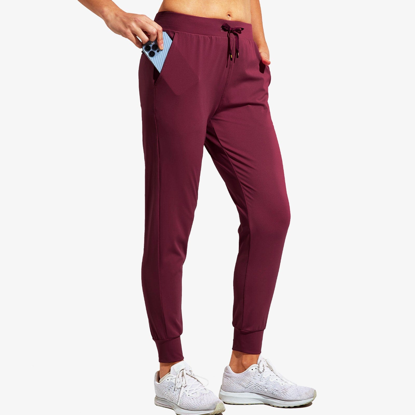 Women Joggers with Pockets Lightweight Athletic Sweatpants Women Active Pants Purple / XS MIER