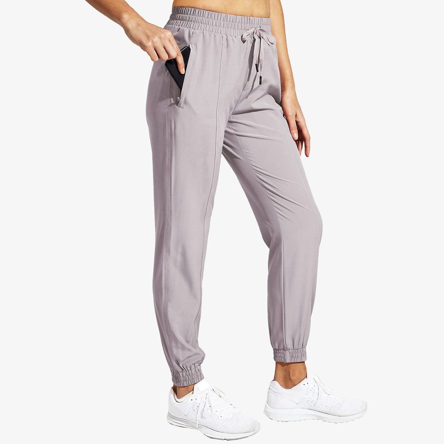 Women Lightweight Joggers Hiking Pants Quick Dry Running Pants Women Hiking Pants Lavender Mist / XS MIER